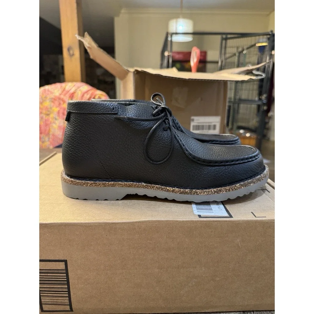 Birkenstock Delano Moc‎ Toe Chukka Ankle Boots Tumbled Leather Mens 9 W 11 EU 42